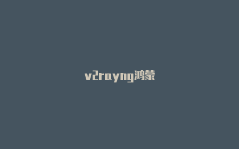 v2rayng鸿蒙-v2rayng